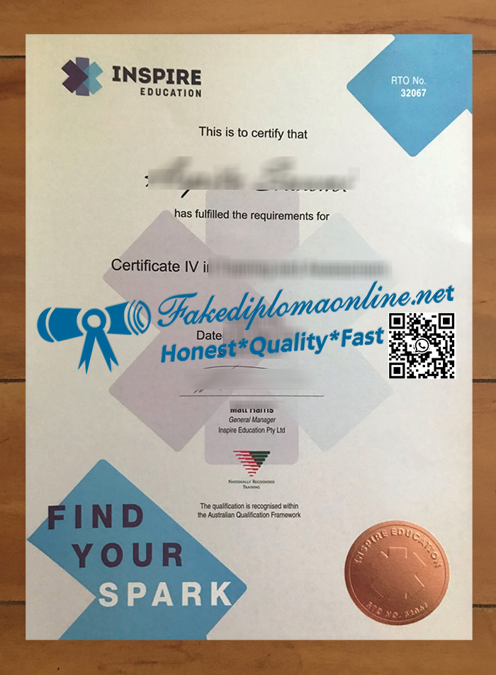 Inspire Education diploma