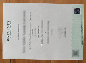 Regent's University London diploma