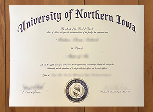 University of Northern Iowa diploma