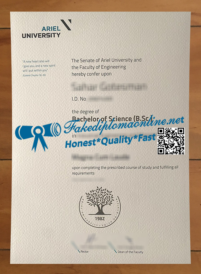 Ariel University degree