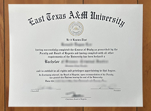East Texas A&M University degree