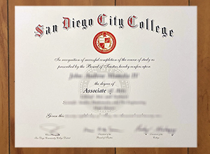 Guaranteed to duplicate a San Diego City College degree online