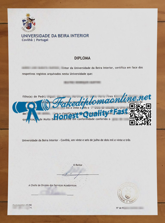 Universidade da Beira Interior diploma