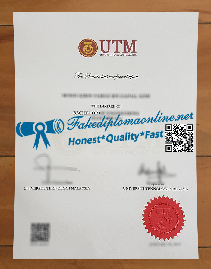 Universiti Teknologi Malaysia degree