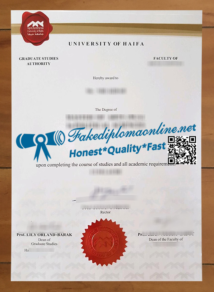University of Haifa degree