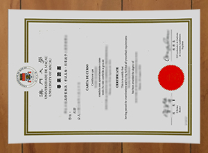 University of Macau diploma