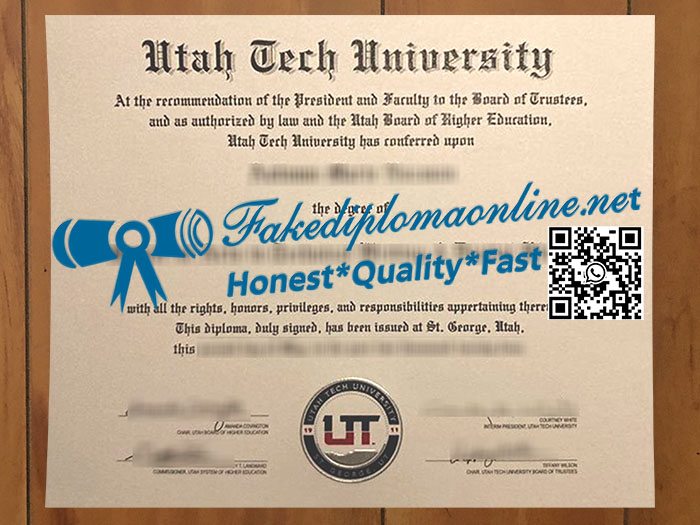 Utah Tech University degree