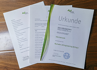 How long to get an AKAD University diploma and transcript online