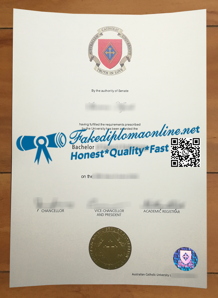 Australian Catholic University diploma