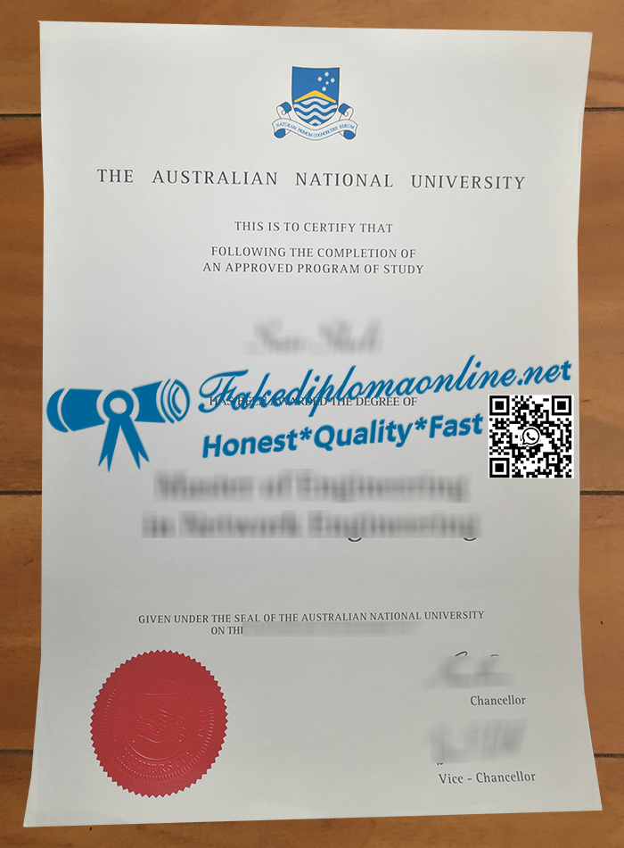 Australian National University diploma