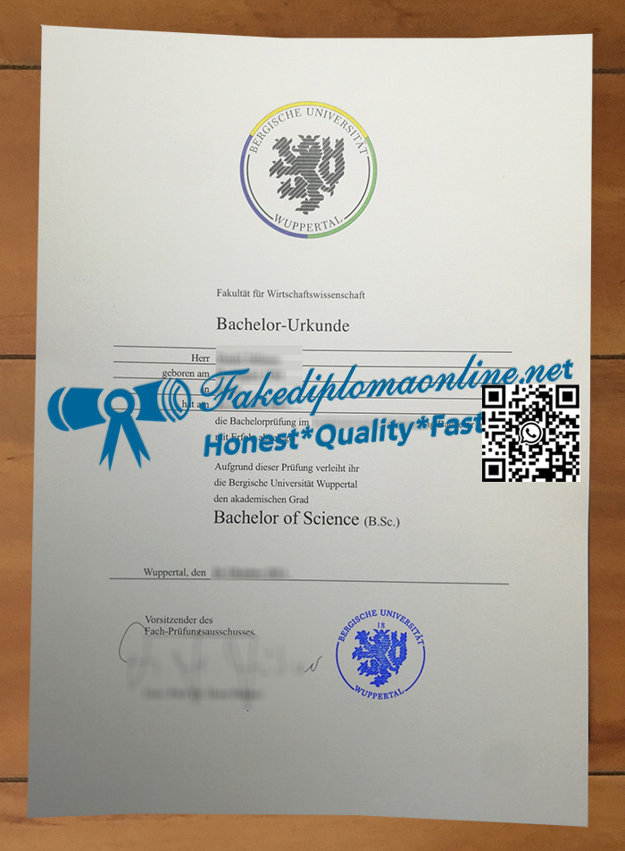 Bergische-Universitat-Wuppertal-diploma