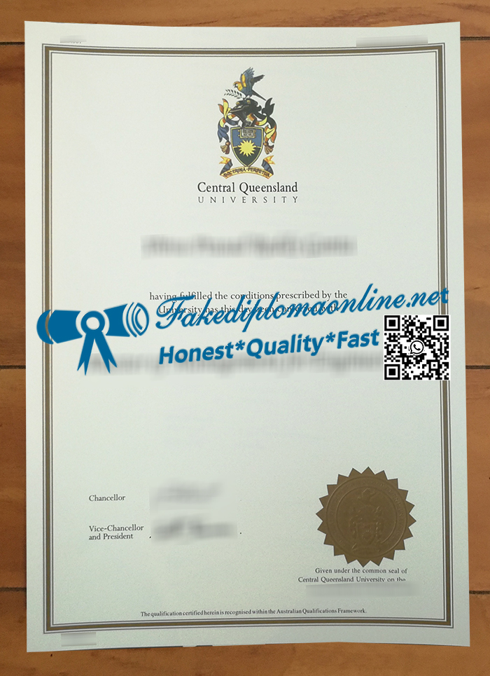 Central Queensland University diploma