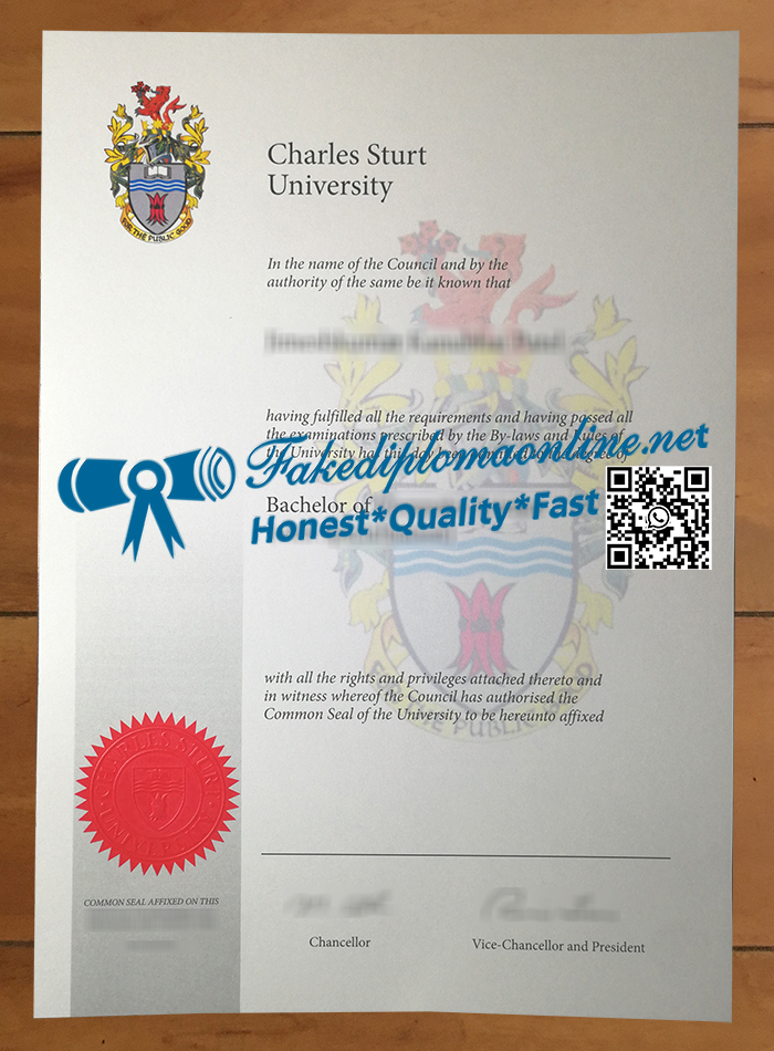 Charles Stewart University diploma