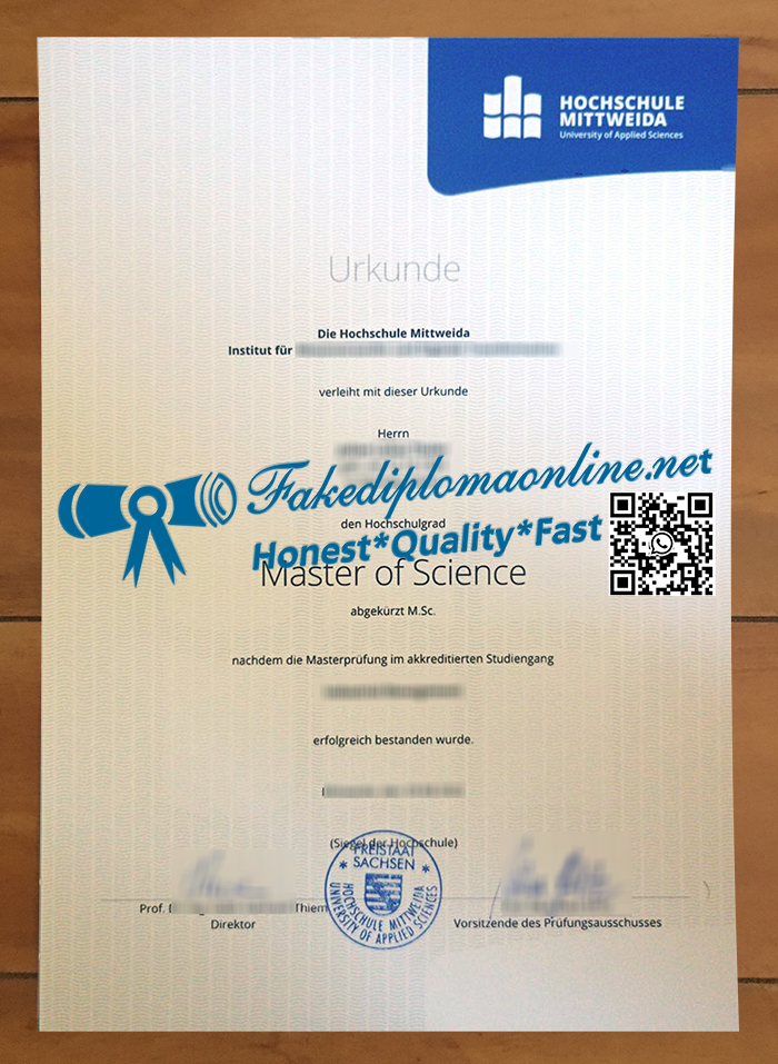 Hochschule Mittweida diploma