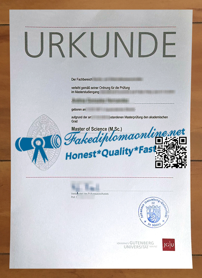 Johannes-Gutenberg-Universitat-Mainz-diploma