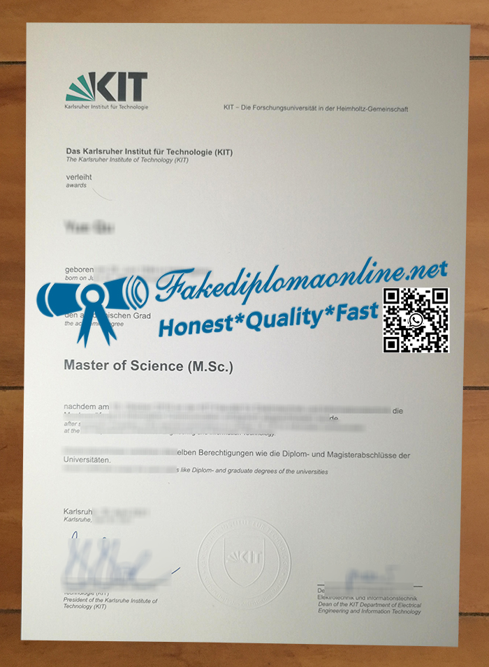 Karlsruher Institut für Technologie degree