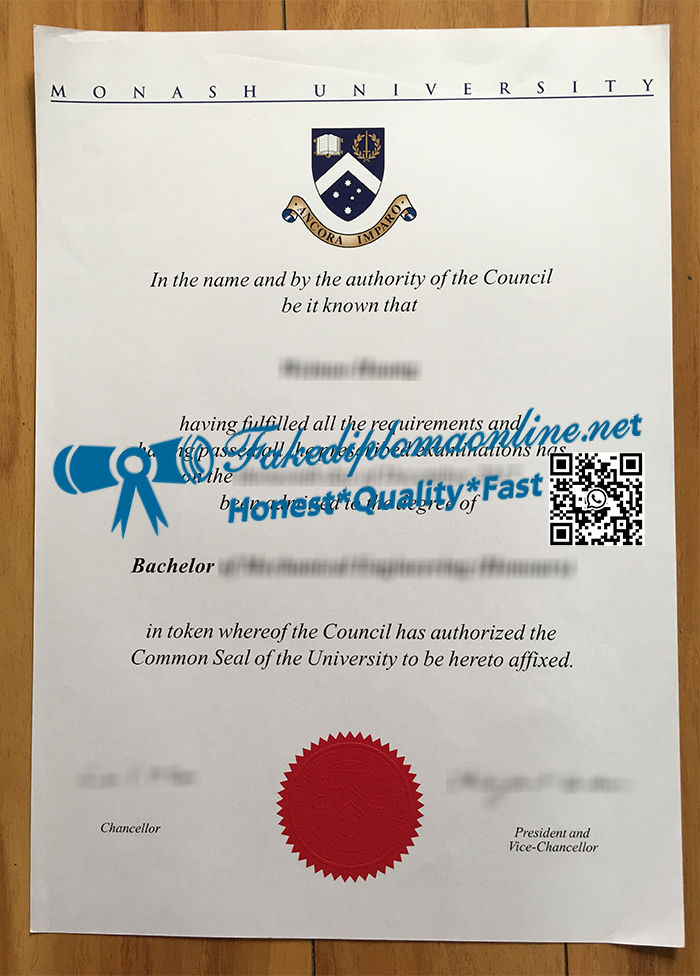 Monash University degree