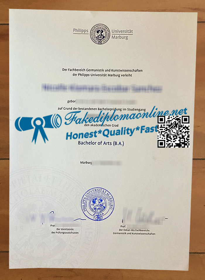 Philipps-Universitat-Marburg-diploma