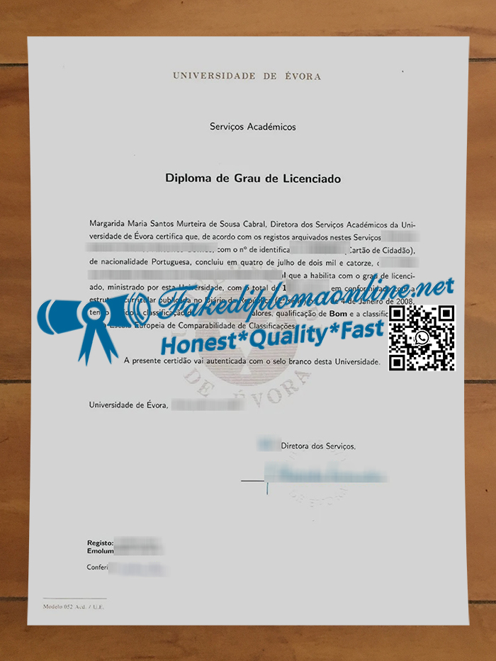 Universidade de Évora degree