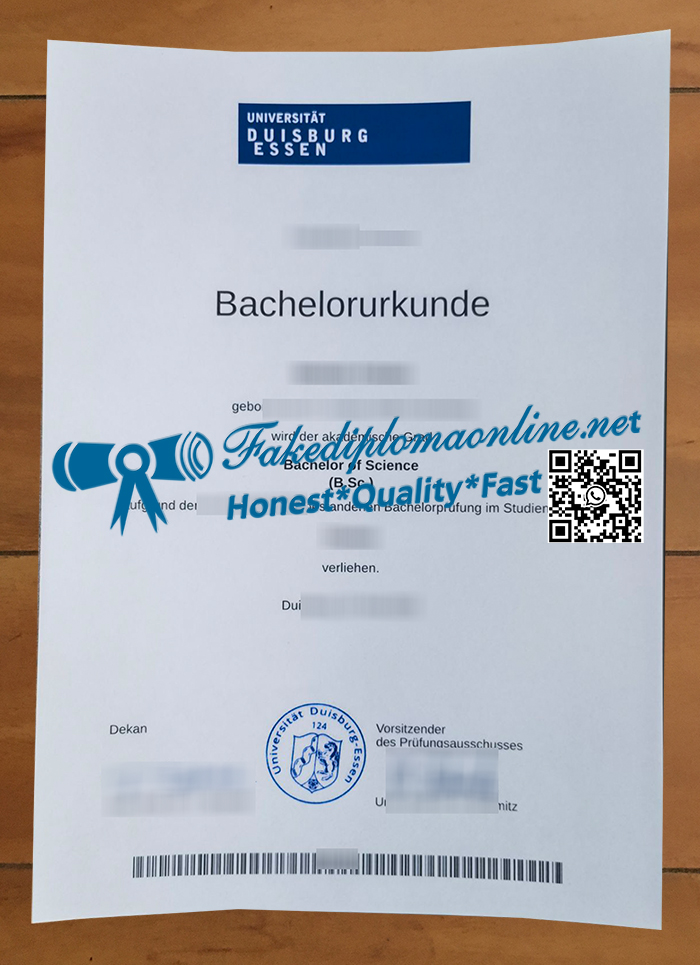 Universität Duisburg-Essen degree