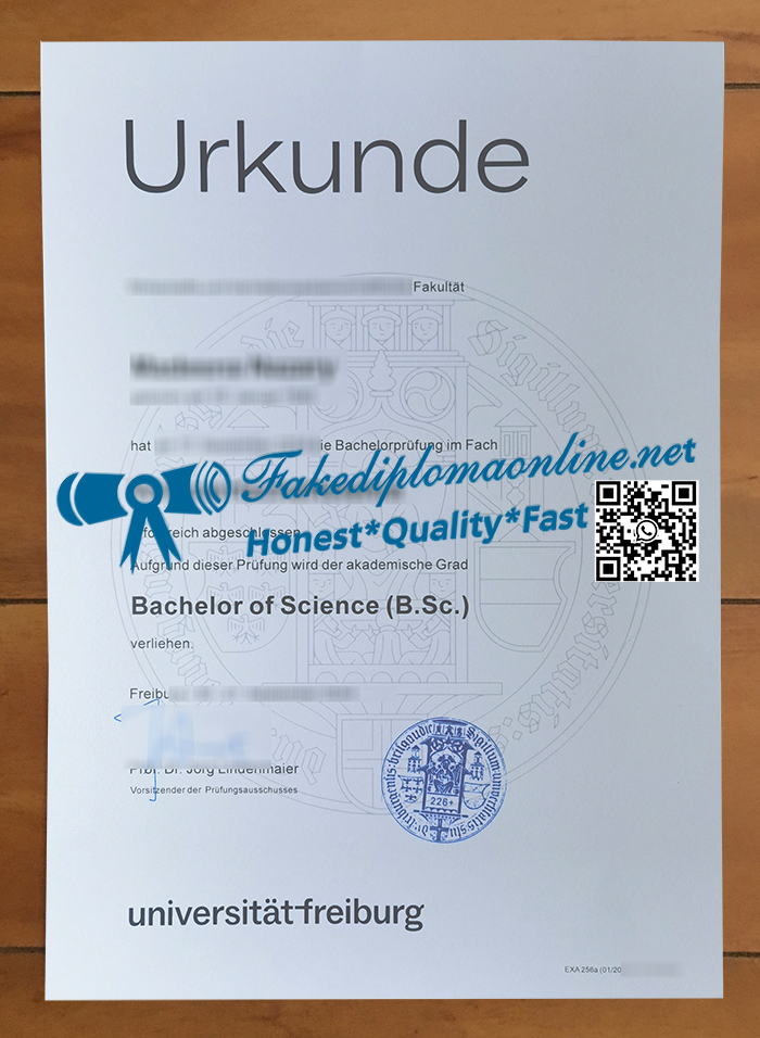 Universität Freiburg diploma
