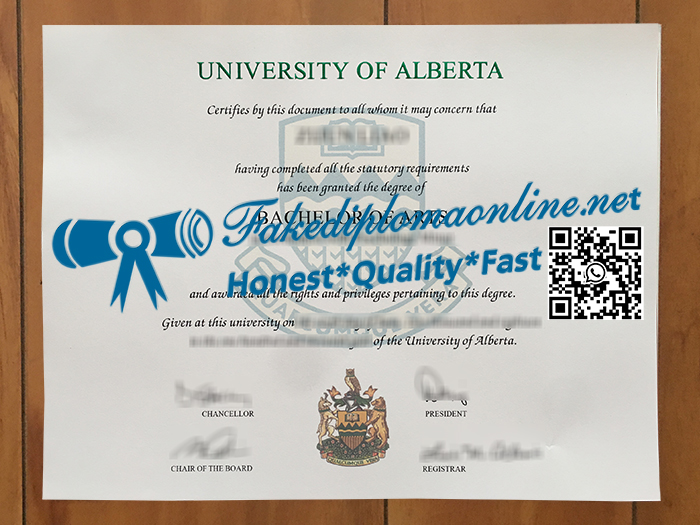 University of Alberta diploma