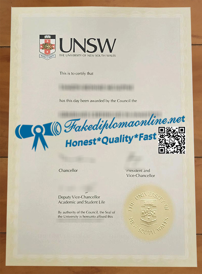 University of New South Wales diploma