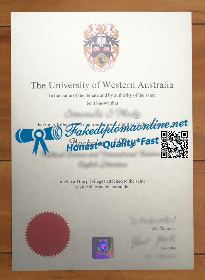 University of Western Australia diploma