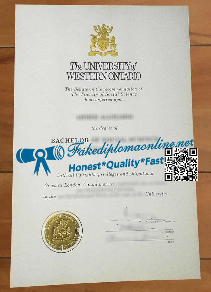Western-University-diploma