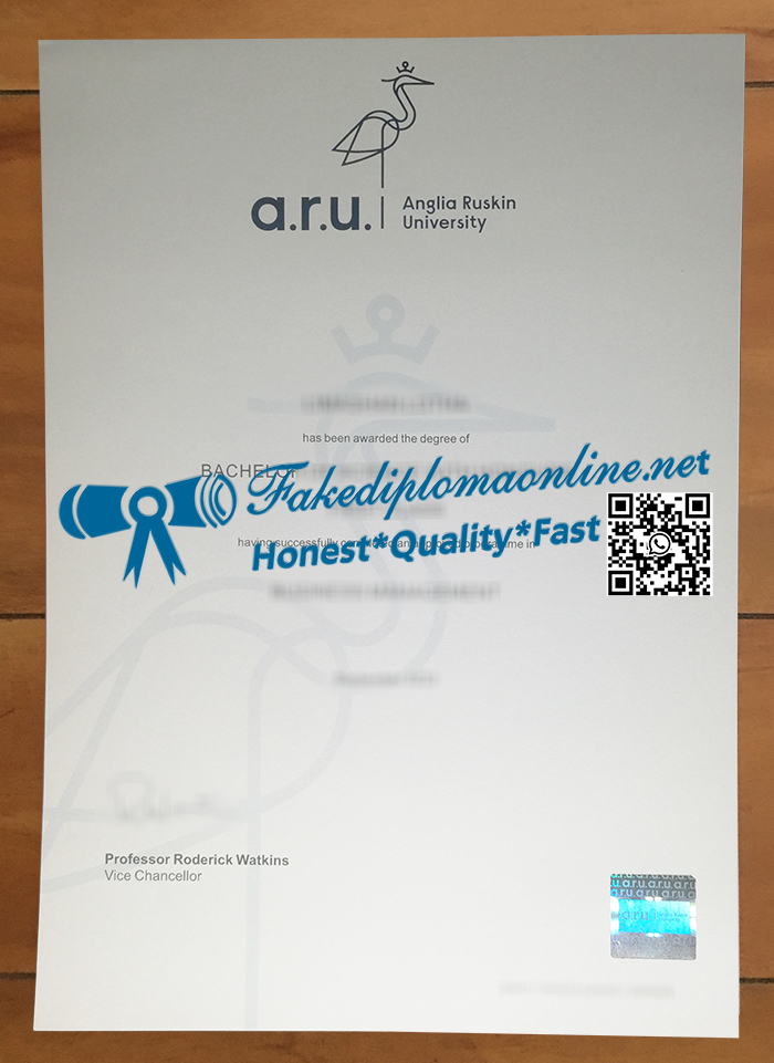 Anglia Ruskin University diploma