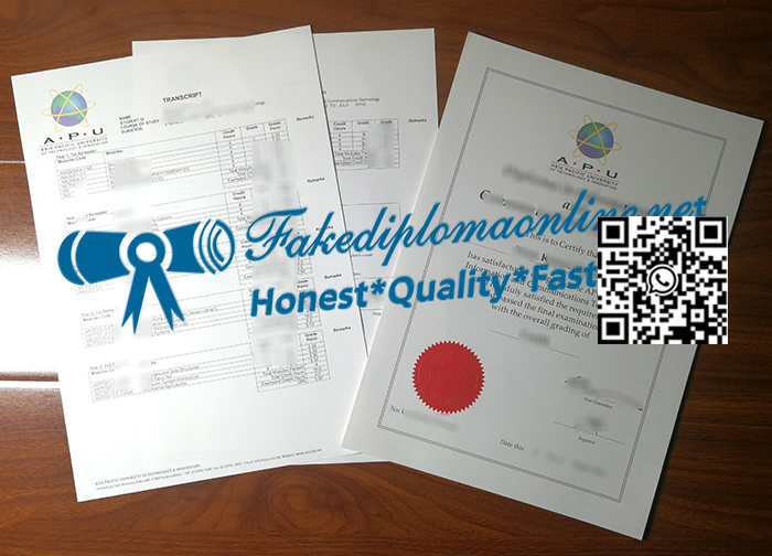 Asia-Pacific-University-diploma-and-transcript
