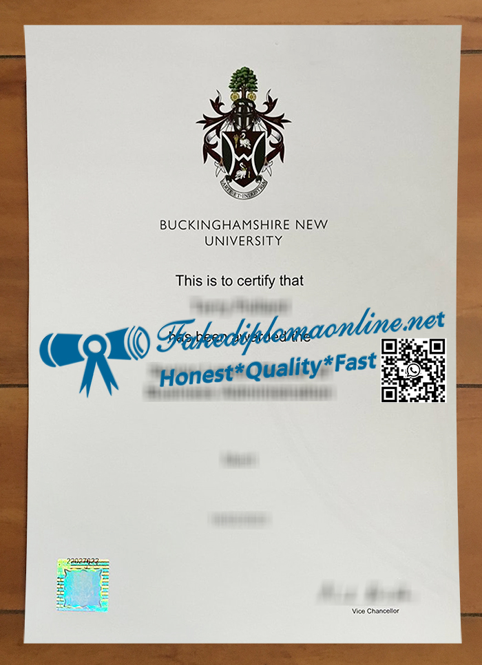 Buckinghamshire New University degree