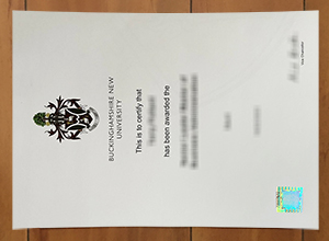 Buckinghamshire New University diploma