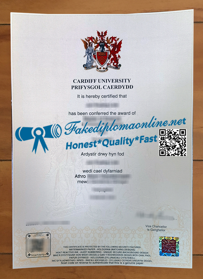 Cardiff University diploma
