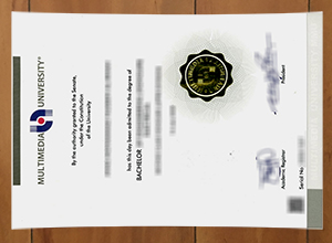 Multimedia University diploma
