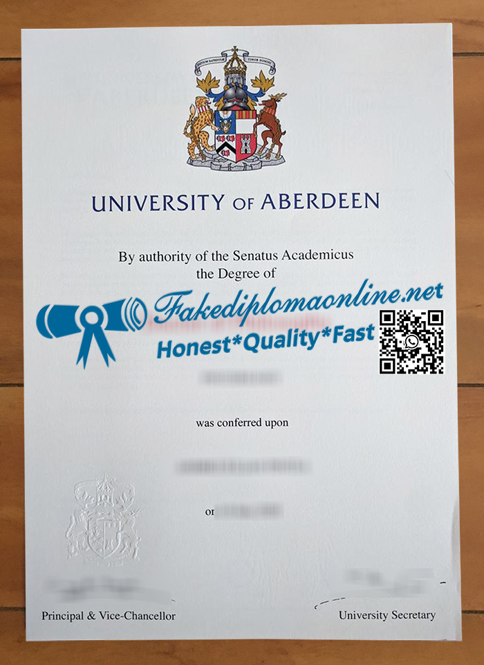 University of Aberdeen degree