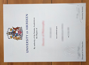 University of Aberdeen diploma