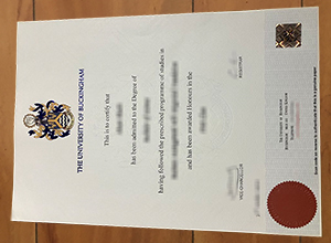 University of Buckingham degree degree