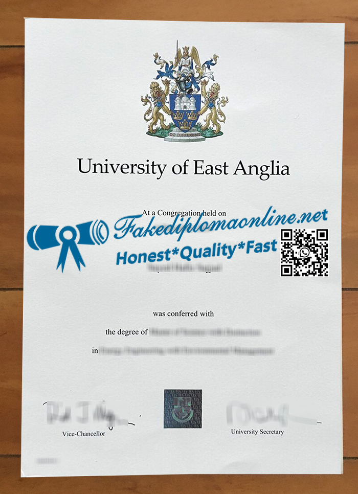 University of East Anglia degree