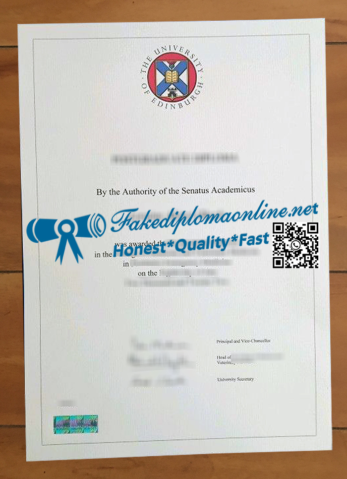 University of Edinburgh diploma