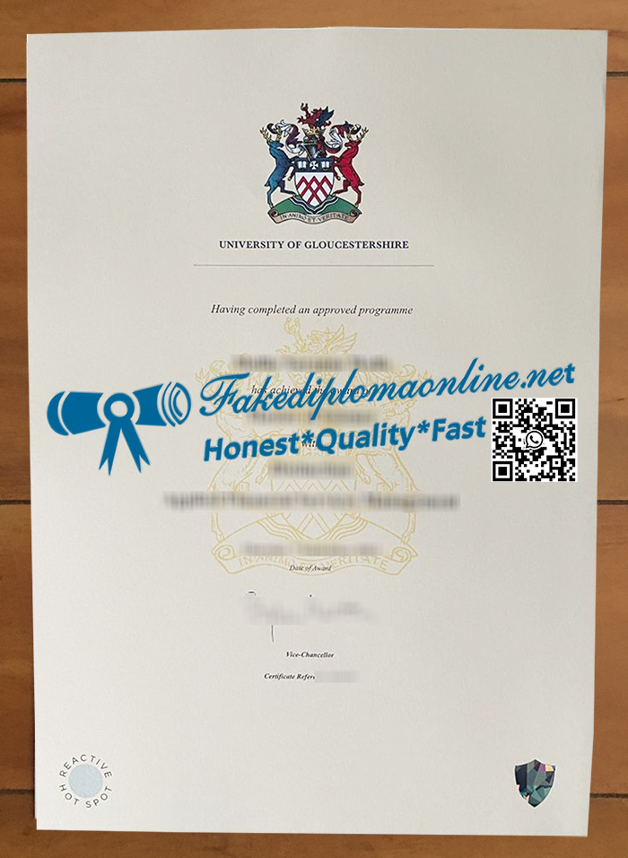 University of Gloucestershire diploma