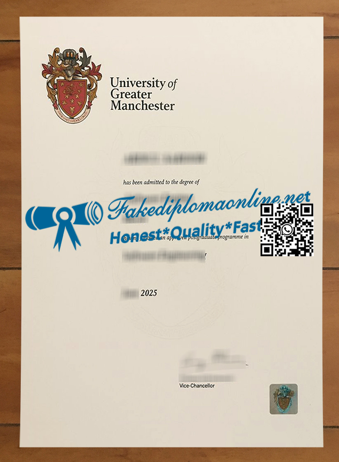 University-of-Greater-Manchester-diploma