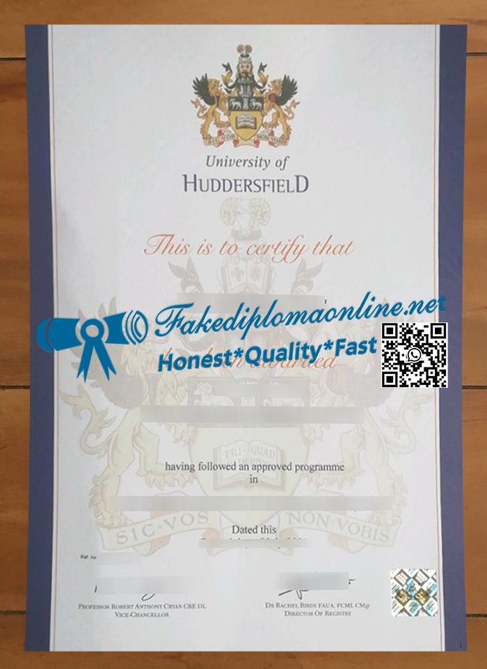University of Huddersfield diploma