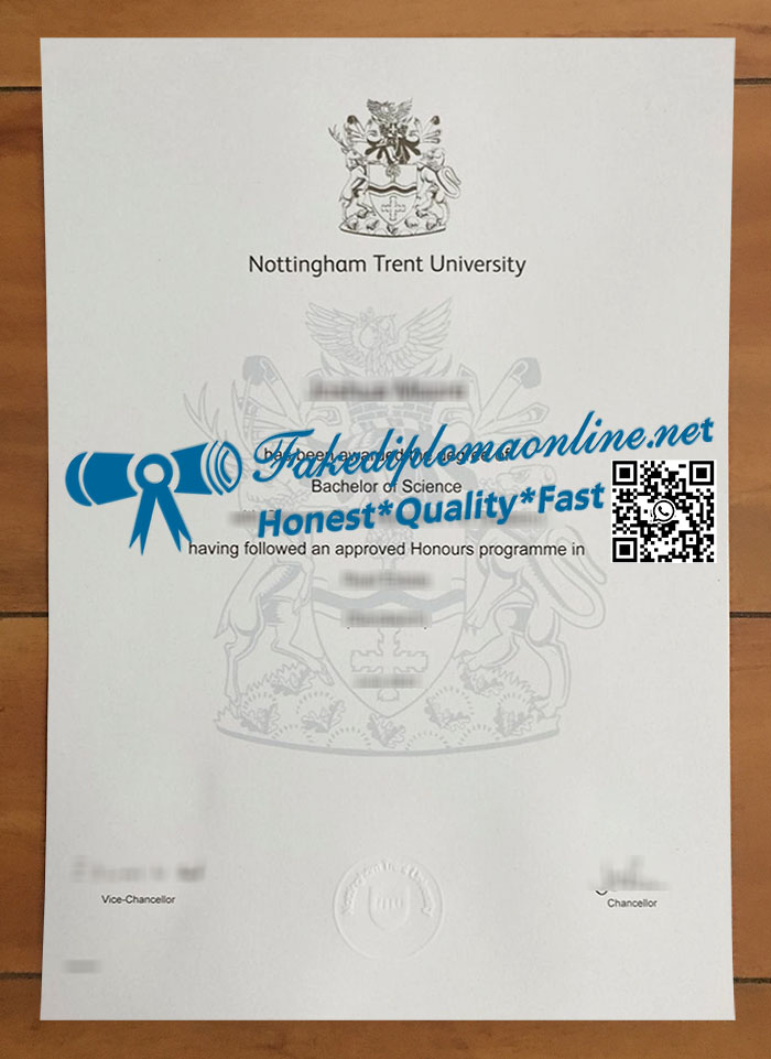 Nottingham Trent University diploma