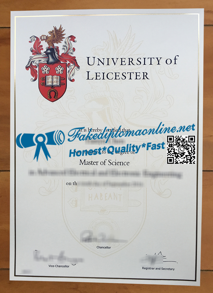 University of Leicester diploma