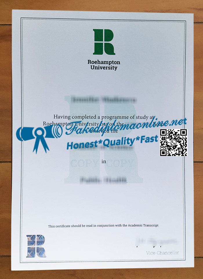 University of Roehampton degree