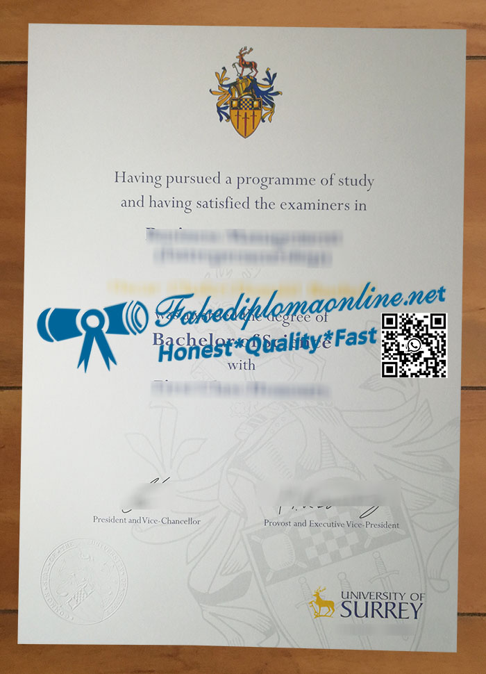 University of Surrey diploma