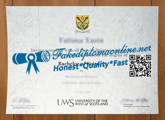 University of the West of Scotland degree