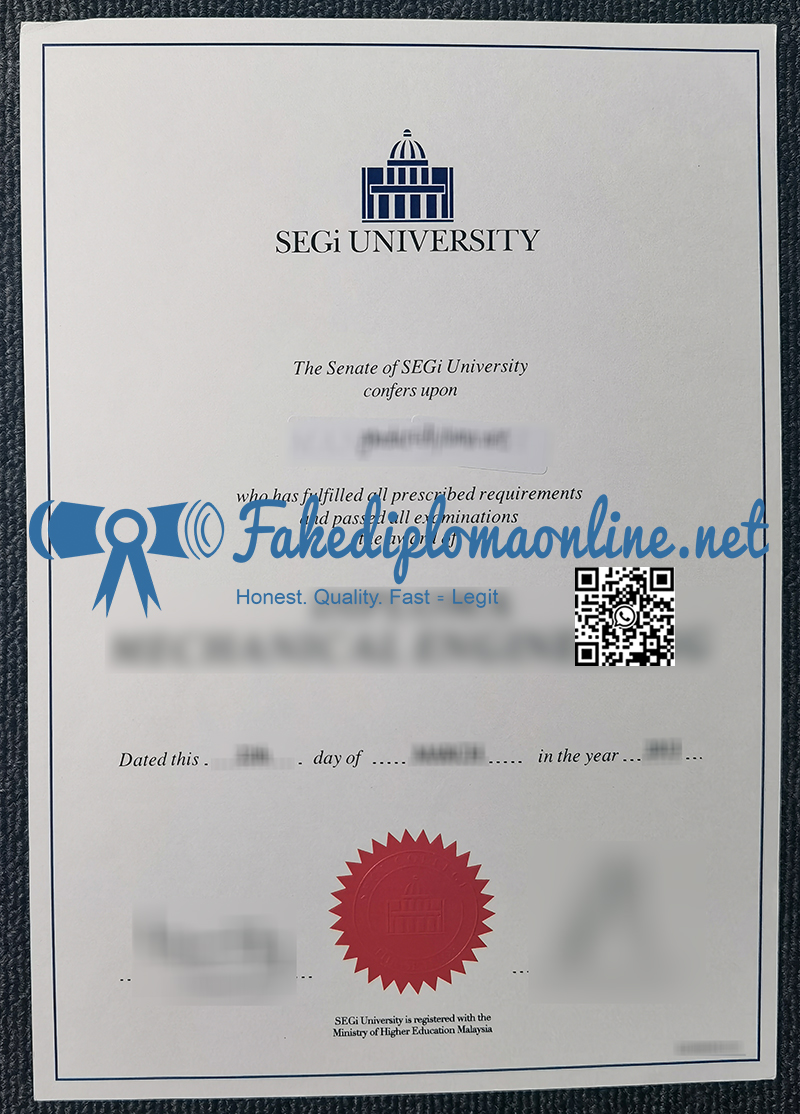 SEGi University Diploma