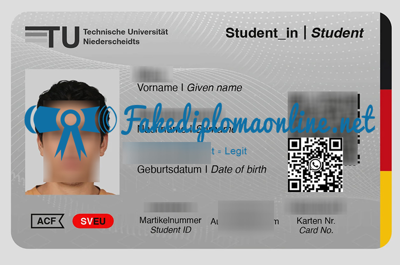 Technische-Universitat-Niederscheidts-student-card